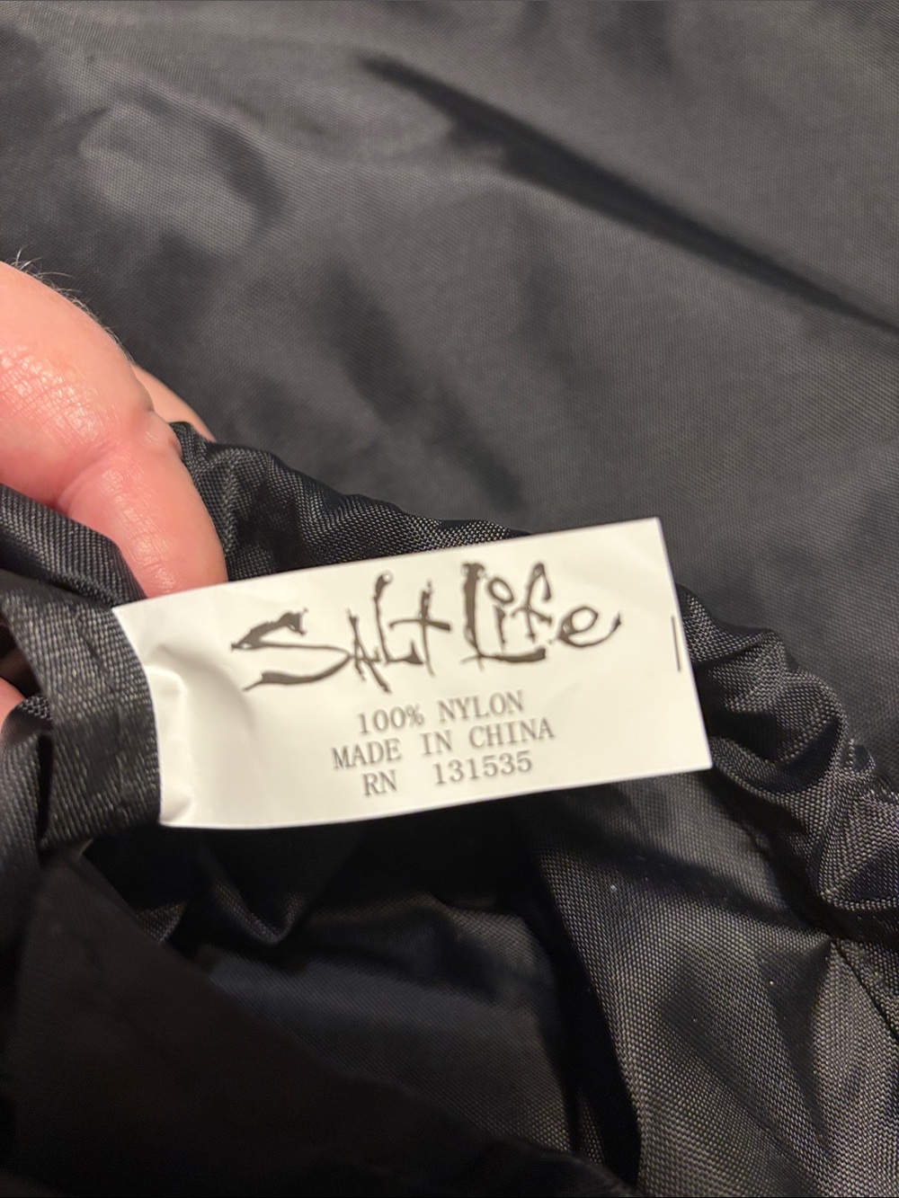 Salt Life Black Drawstring Logo Backpack - Picture 5 of 6